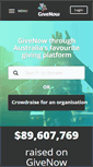 Mobile Screenshot of givenow.com.au